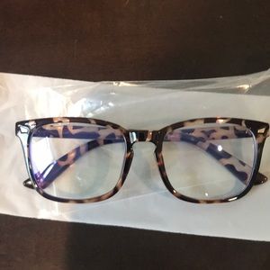 CEO - Brand New Leopard Blue lens tint glasses
